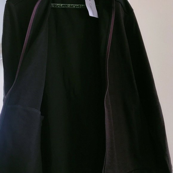 New Calvin Klein Full Zip Men’s Sweater Jacket - Picture 4 of 6